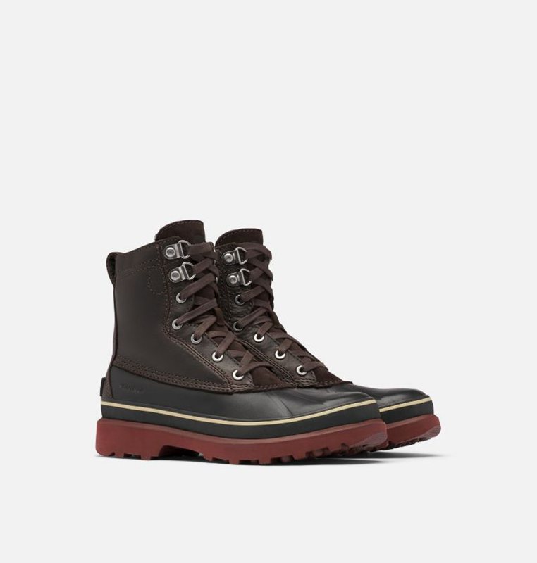 Zapatillas Sorel Hombre - Caribou™ Storm Boot Negras Marrones - 03684-DEJN